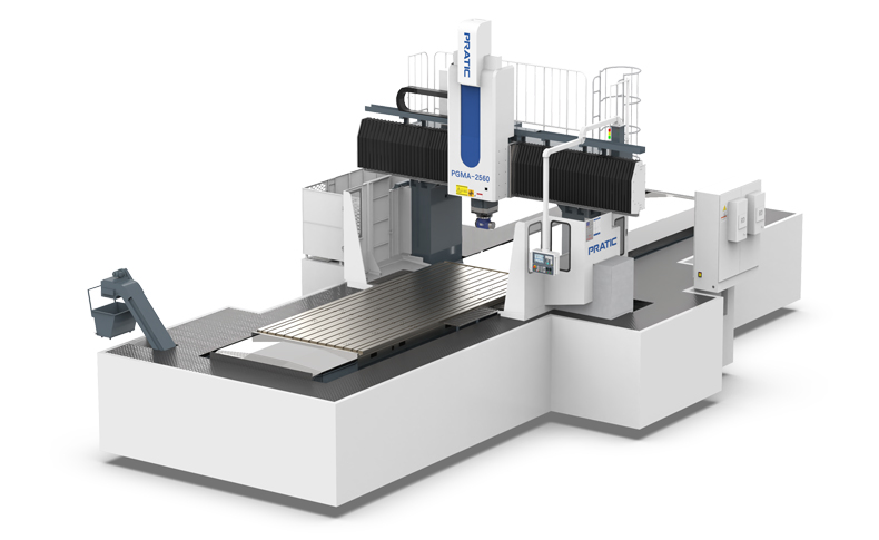 普拉迪數控機床高精度大扭矩定梁式龍門加工中心pgma